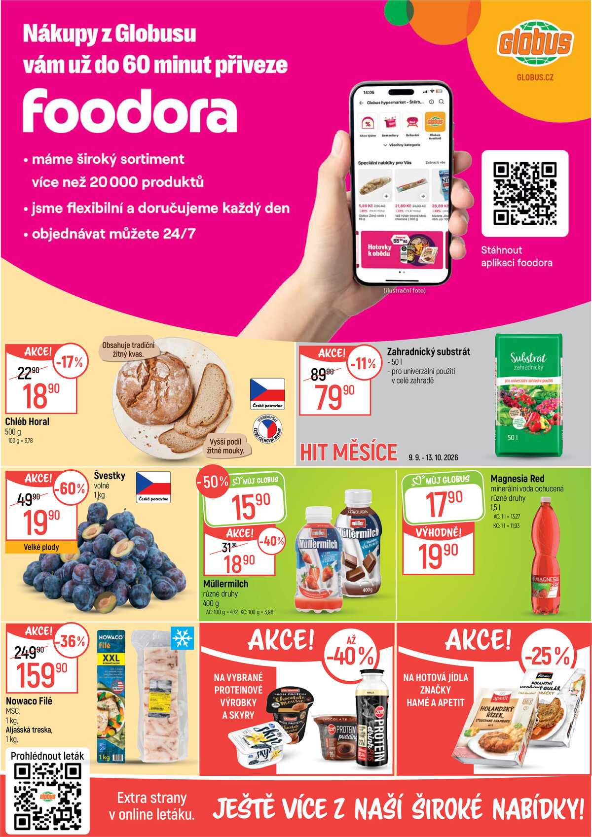 Akční leták Globus 9.9. - 15.9.2026 - Globus Praha - Centrum Černý Most strana 2