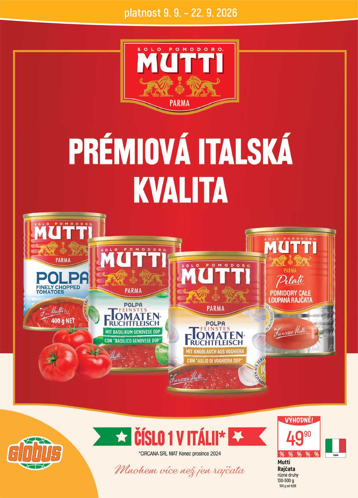 Akční leták Globus 9.9. - 15.9.2026 - Globus Praha - Centrum Černý Most strana 4