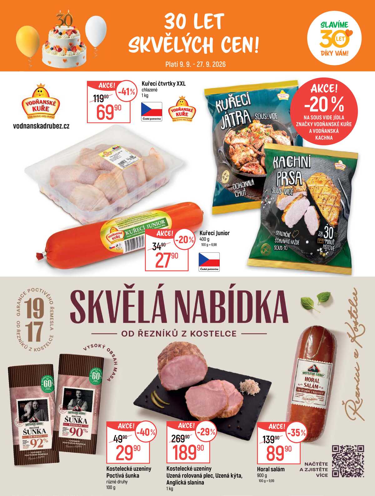 Akční leták Globus 9.9. - 27.9.2026 - Globus Praha - Čakovice strana 6
