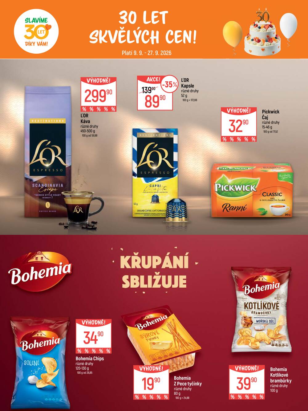 Akční leták Globus 9.9. - 27.9.2026 - Globus Praha - Čakovice