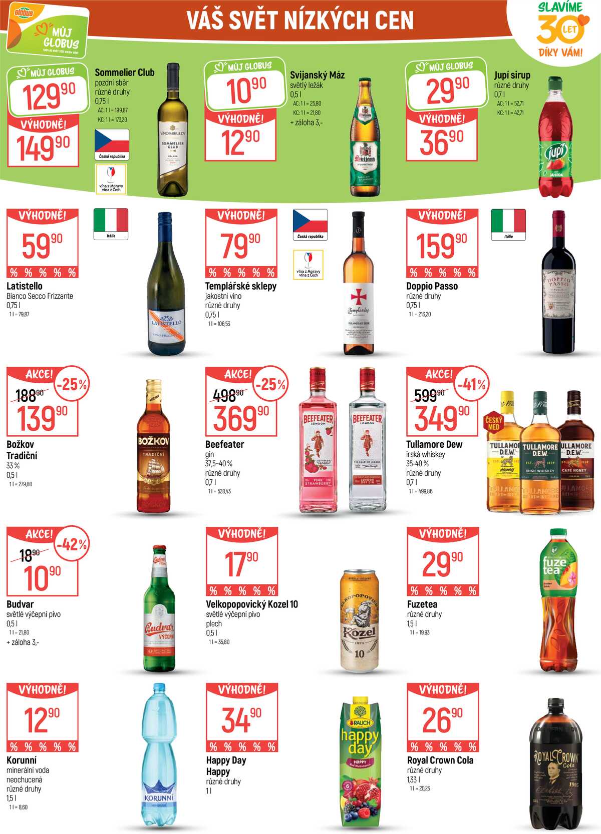 Akční leták Globus 9.9. - 15.9.2026 - Globus Praha - Čakovice strana 28