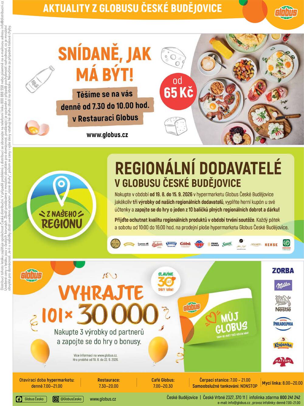 Leták Globus - Akční leták Globus 9.9. - 15.9.2026 - Globus České Budějovice - strana 38