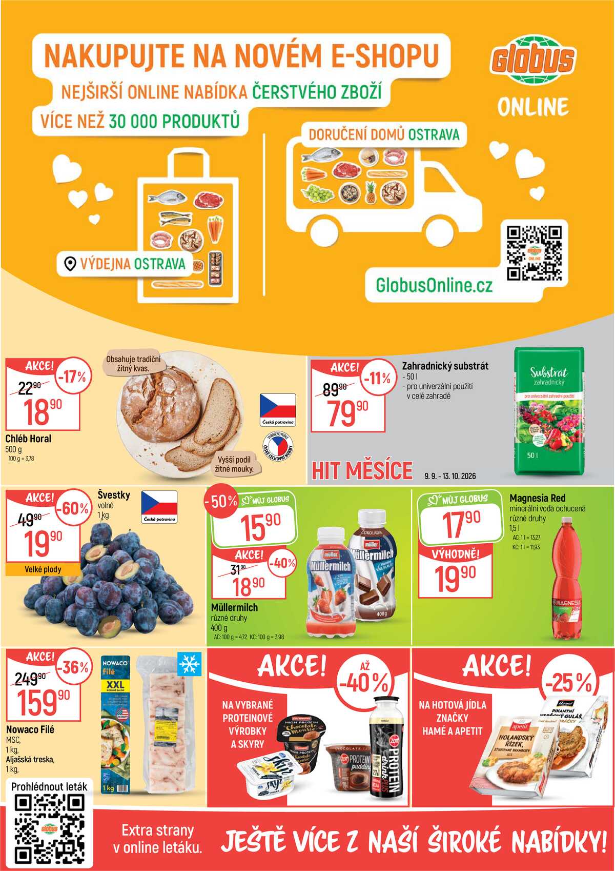 Akční leták Globus 9.9. - 15.9.2026 - Globus Ostrava strana 2