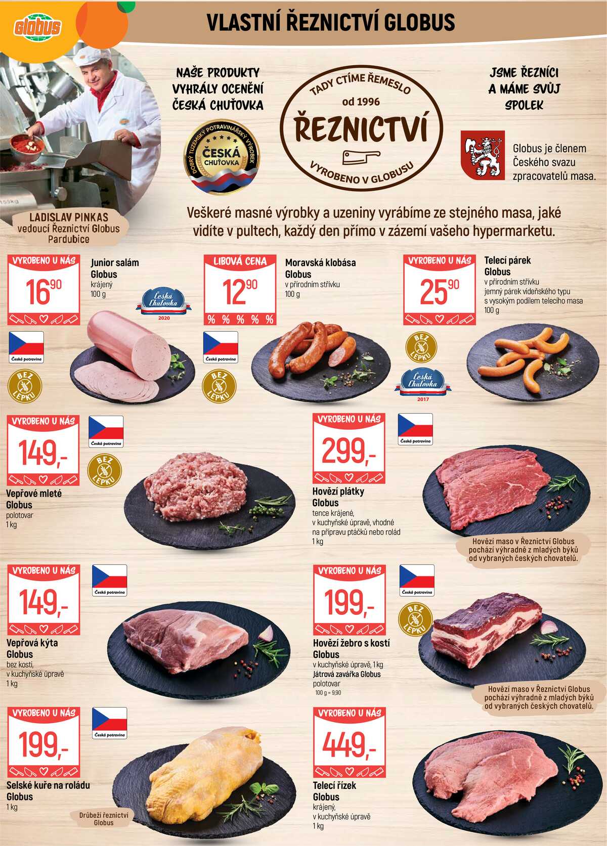 Akční leták Globus 9.9. - 15.9.2026 - Globus Pardubice strana 5