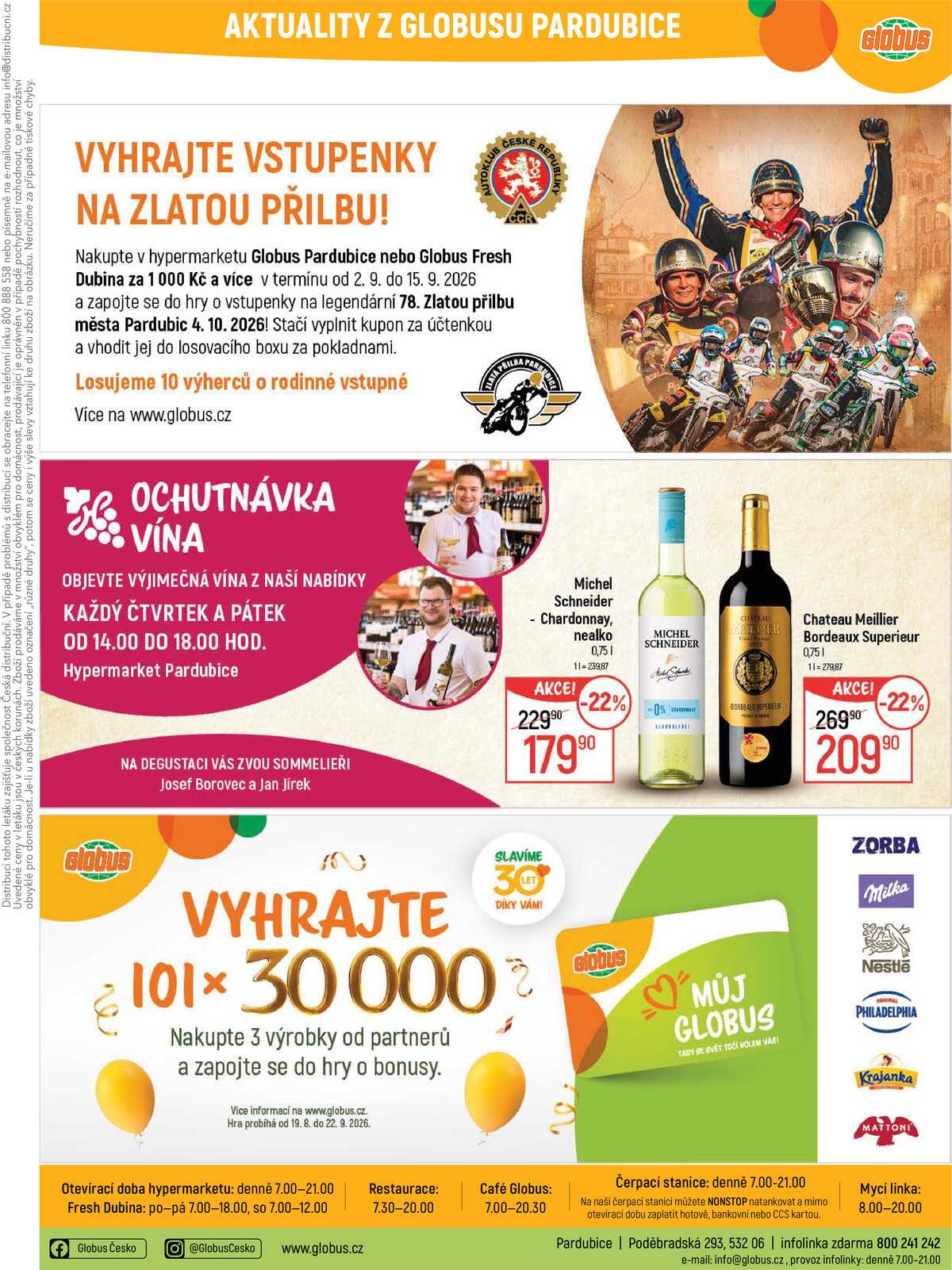 Akční leták Globus 9.9. - 15.9.2026 - Globus Pardubice strana 38