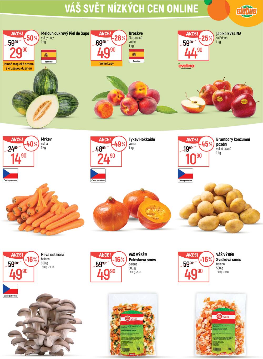 Akční leták Globus 9.9. - 15.9.2026 - Globus Chotíkov u Plzně