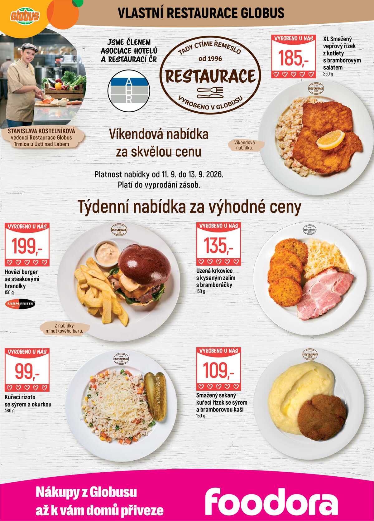 Akční leták Globus 9.9. - 15.9.2026 - Globus Trmice u Ústí nad Labem strana 7