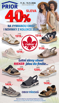 Prior Obuv Rieker do 14.9.