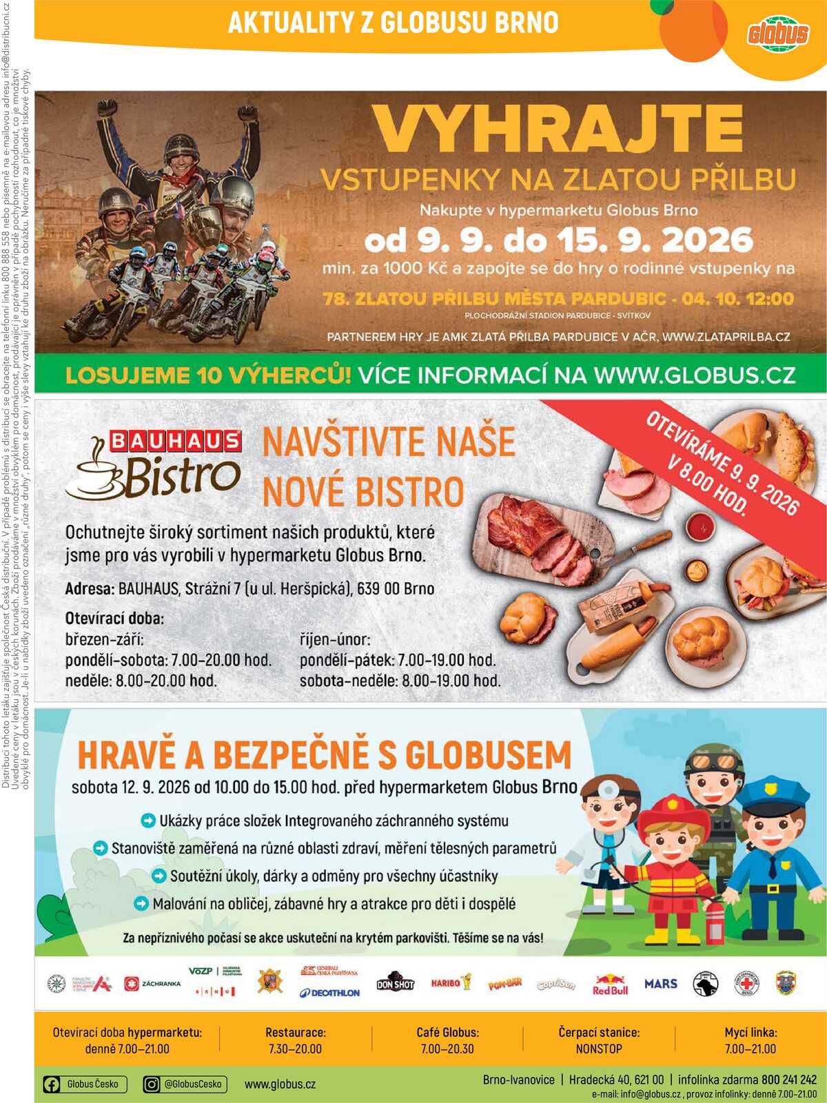 Akční leták Globus 9.9. - 15.9.2026 - Globus Brno Ivanovice strana 38