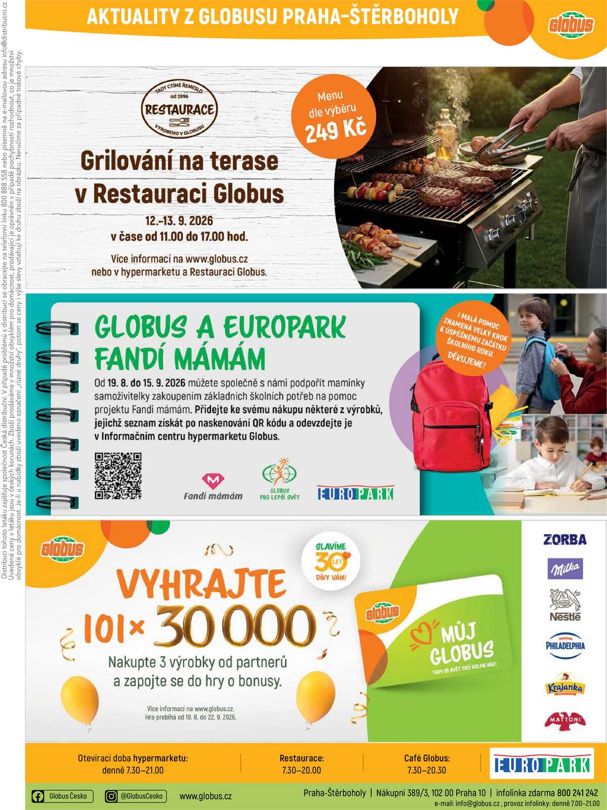 Akční leták Globus 9.9. - 15.9.2026 - Globus Praha - Štěrboholy strana 34