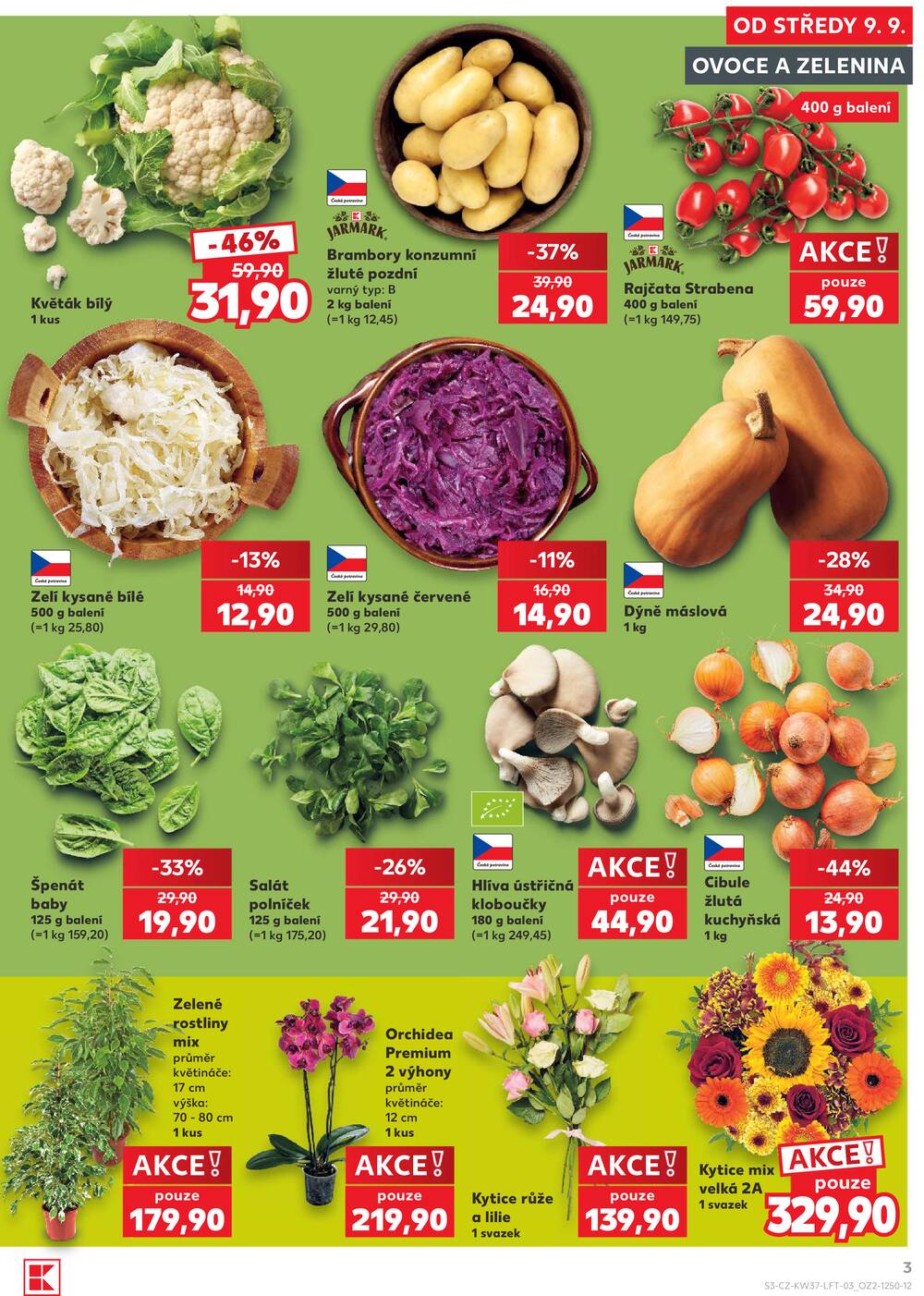 Kaufland 9.9. - 15.9. - Kaufland - Praha 3 (Jarov)