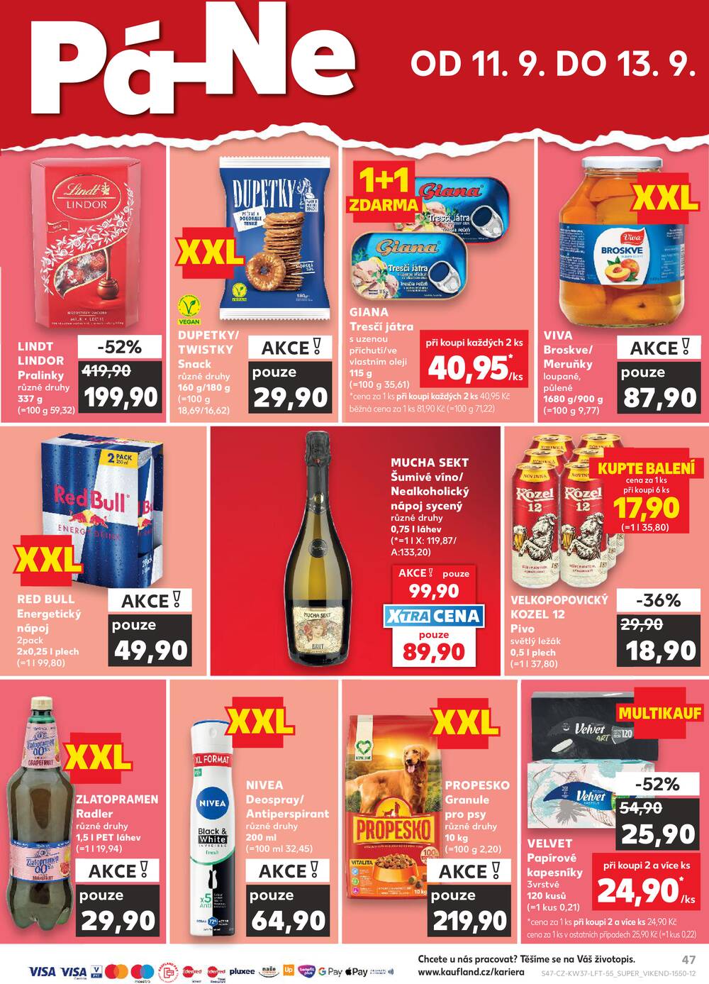 Kaufland 9.9. - 15.9. - Kaufland - Praha 3 (Jarov)