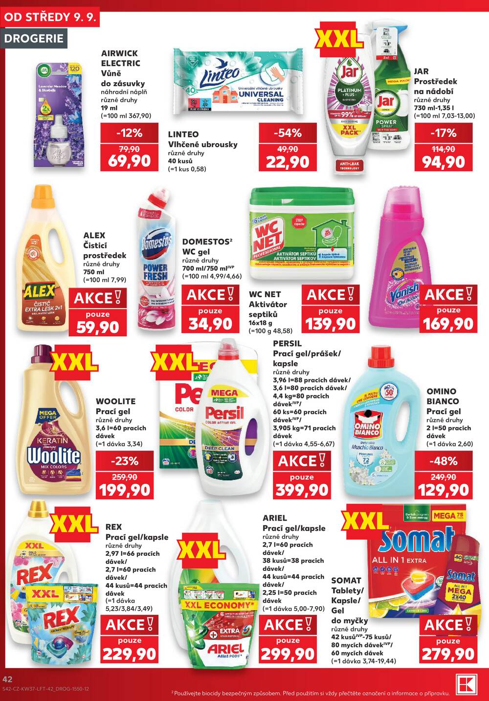 Leták Kaufland - Kaufland 9.9. - 15.9. - Kaufland - Praha 4 (Michle) - strana 42