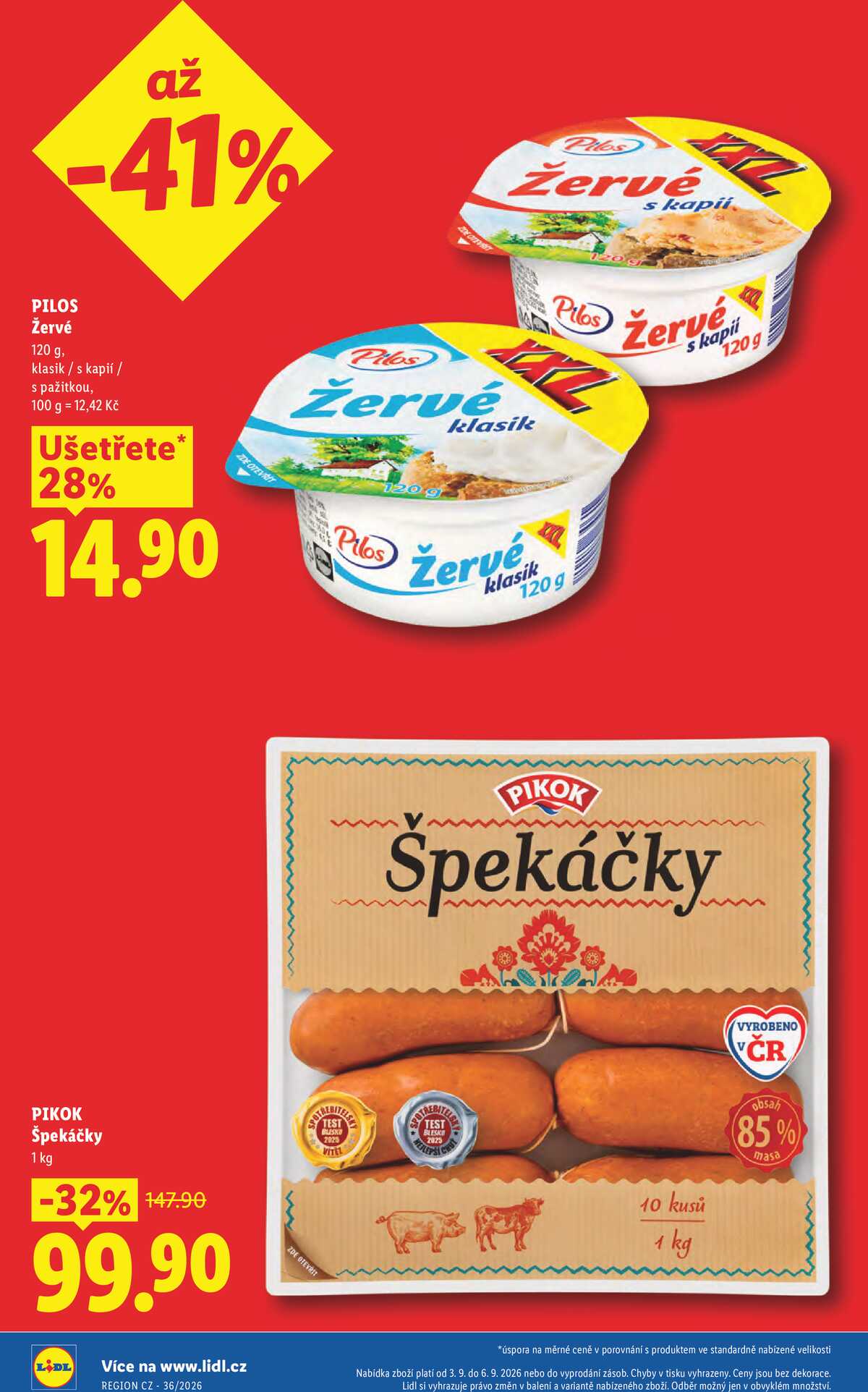 Lidl Čtvrtek 3.9. - 6.9. strana 8