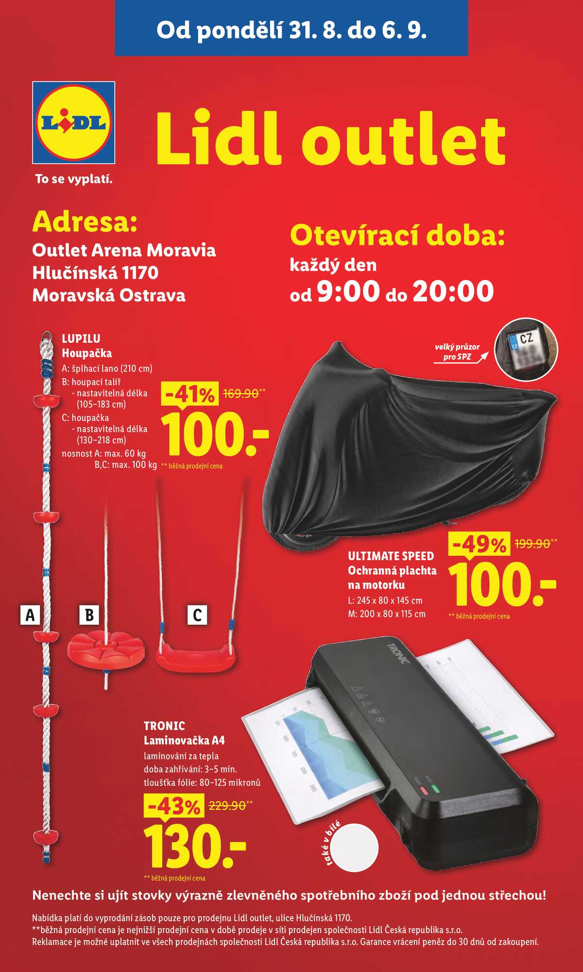 Lidl Čtvrtek 3.9. - 6.9. strana 38