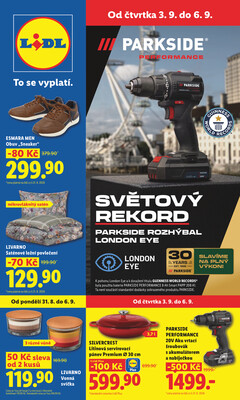 Lidl Spotřební zboží 31.8. - 6.9.