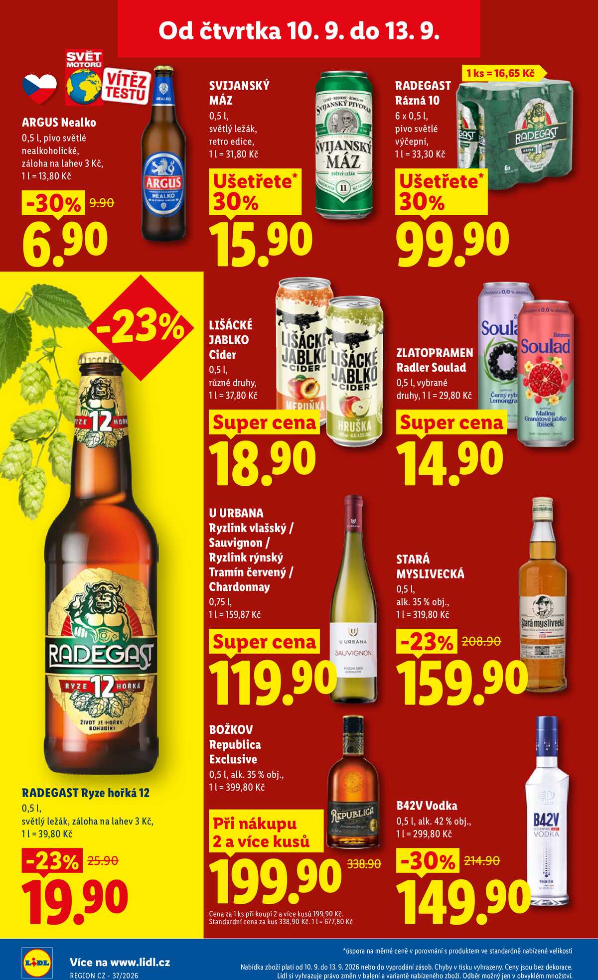 Lidl Čtvrtek od 10.9. do 13.9.2026 strana 30