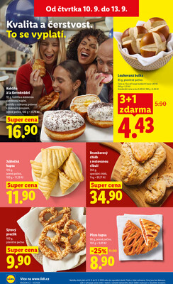 Lidl Čtvrtek od 10.9. do 13.9.2026