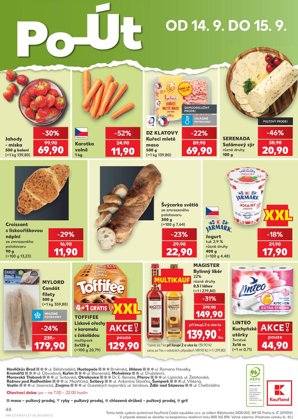 Kaufland 9.9. - 15.9. - Kaufland - Přerov Lýsky