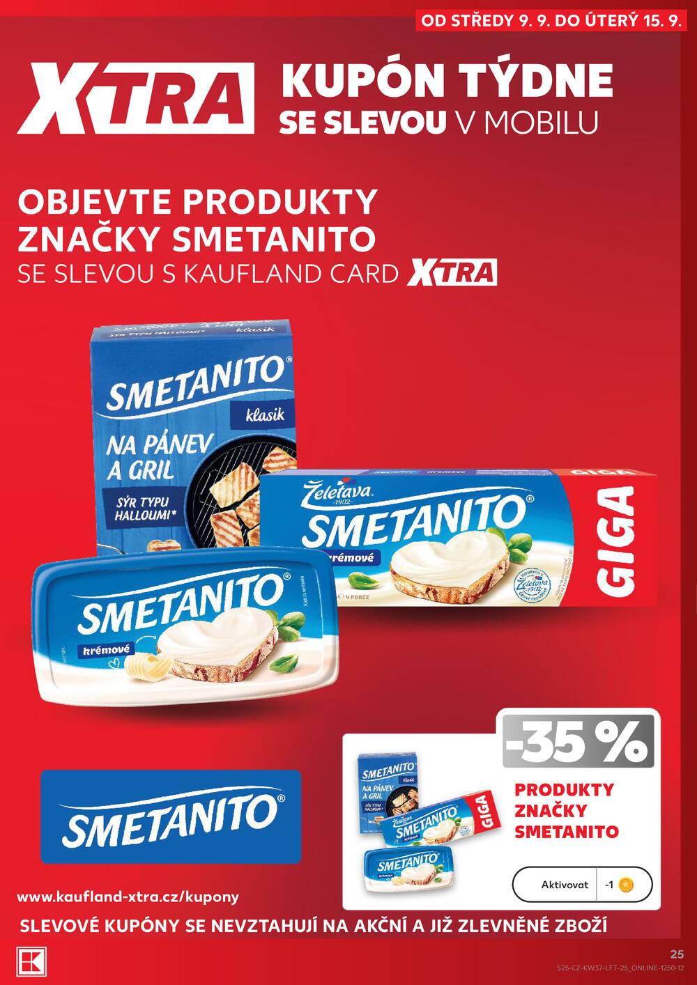 Leták Kaufland - Kaufland 9.9. - 15.9. - Kaufland - Brno - Židenice - strana 25