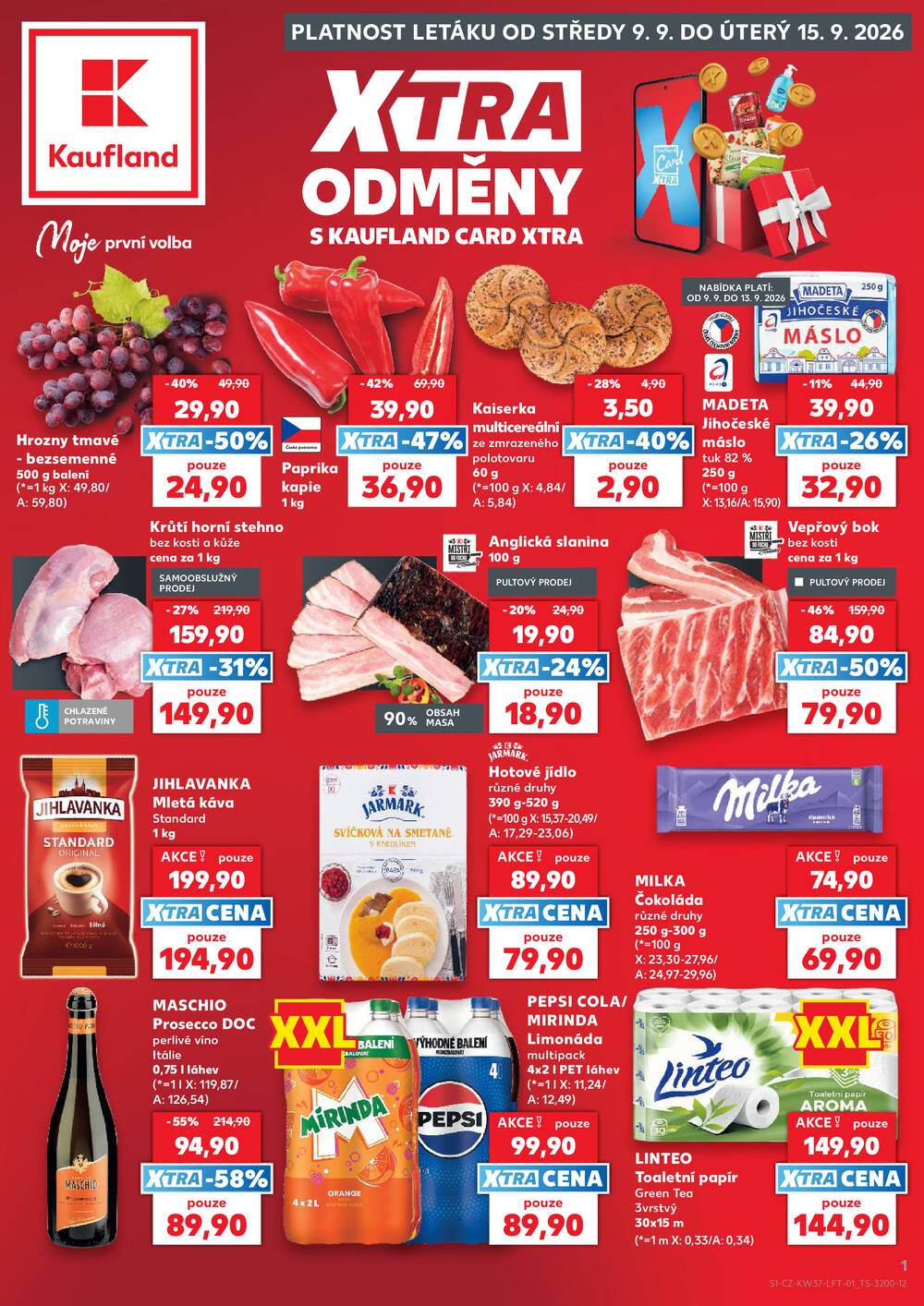 Leták Kaufland - Kaufland 9.9. - 15.9. - Kaufland - Brno - Bohunice - strana 1 Leták Kaufland - Kaufland 9.9. - 15.9. - Kaufland - Brno - Bohunice - strana 1
