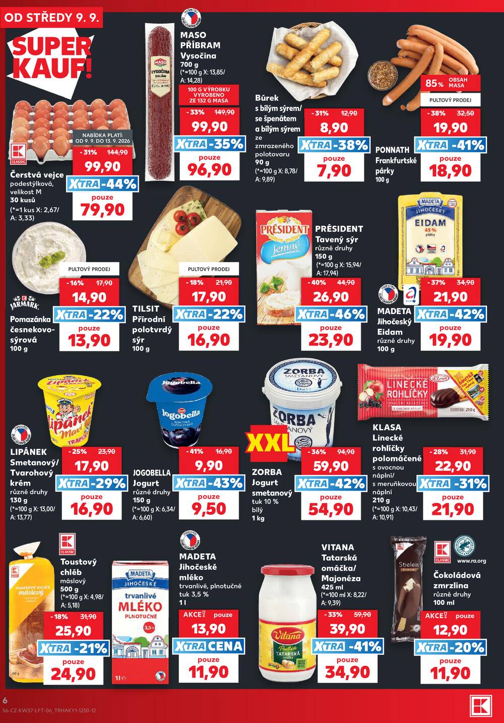 Leták Kaufland - Kaufland 9.9. - 15.9. - Kaufland - Brno - Bohunice - strana 6