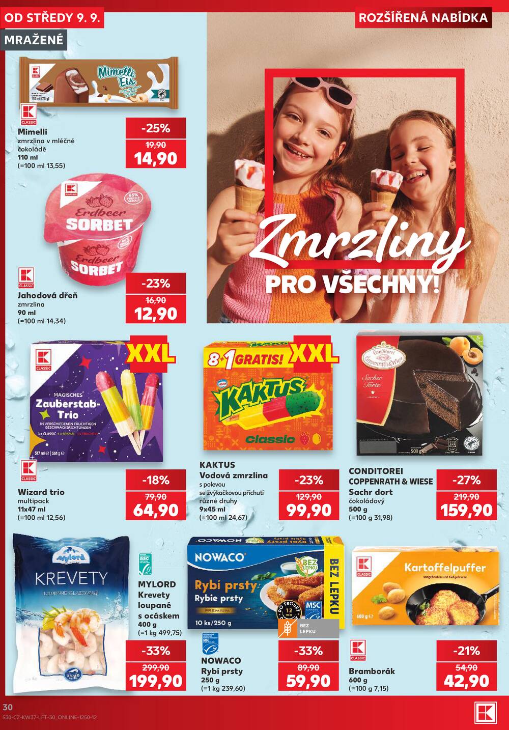 Leták Kaufland - Kaufland 9.9. - 15.9. - Kaufland - Brno - Bohunice - strana 30
