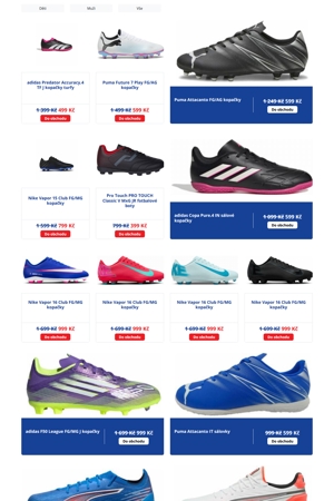 Intersport Kopačky a míče - 5. 9. 2026