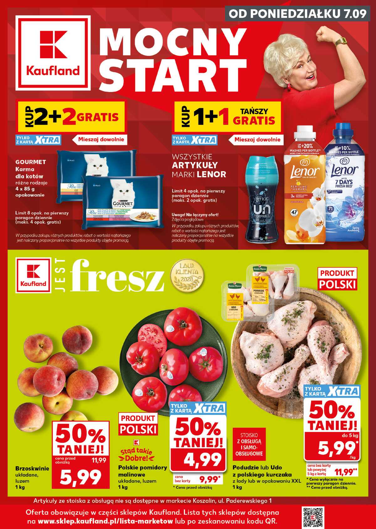 Leták Kaufland Polsko 7.9.-9.9.2026 - Silný start strana 1