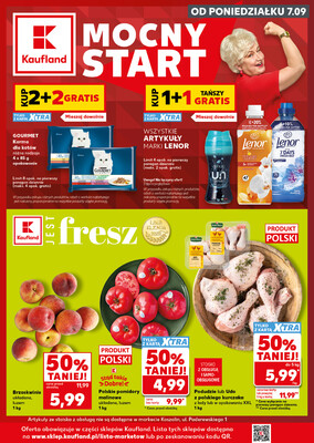 Leták Kaufland Polsko 7.9.-9.9.2026 - Silný start