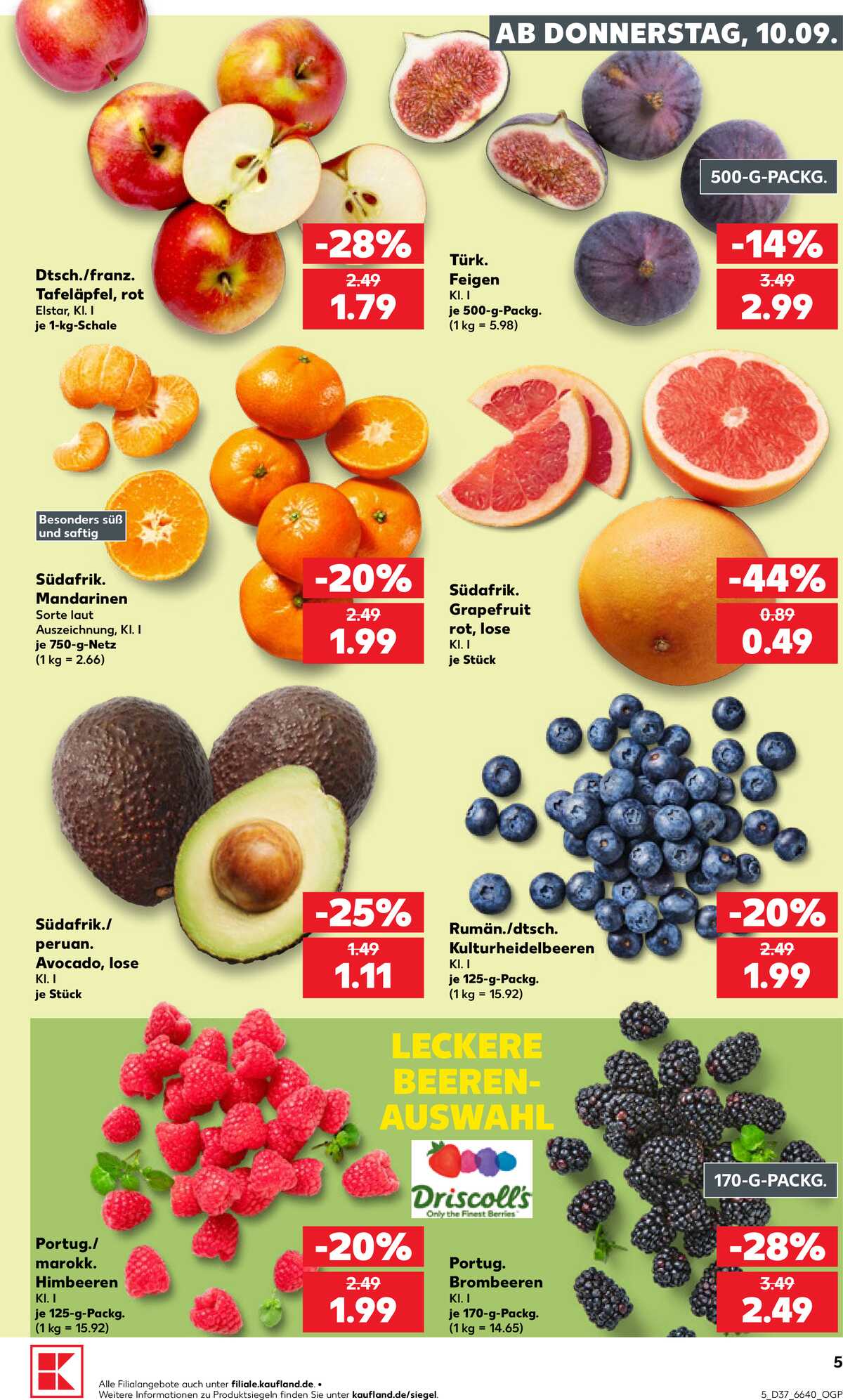 Leták Kaufland Německo 10.9.-16.9.2026 strana 5