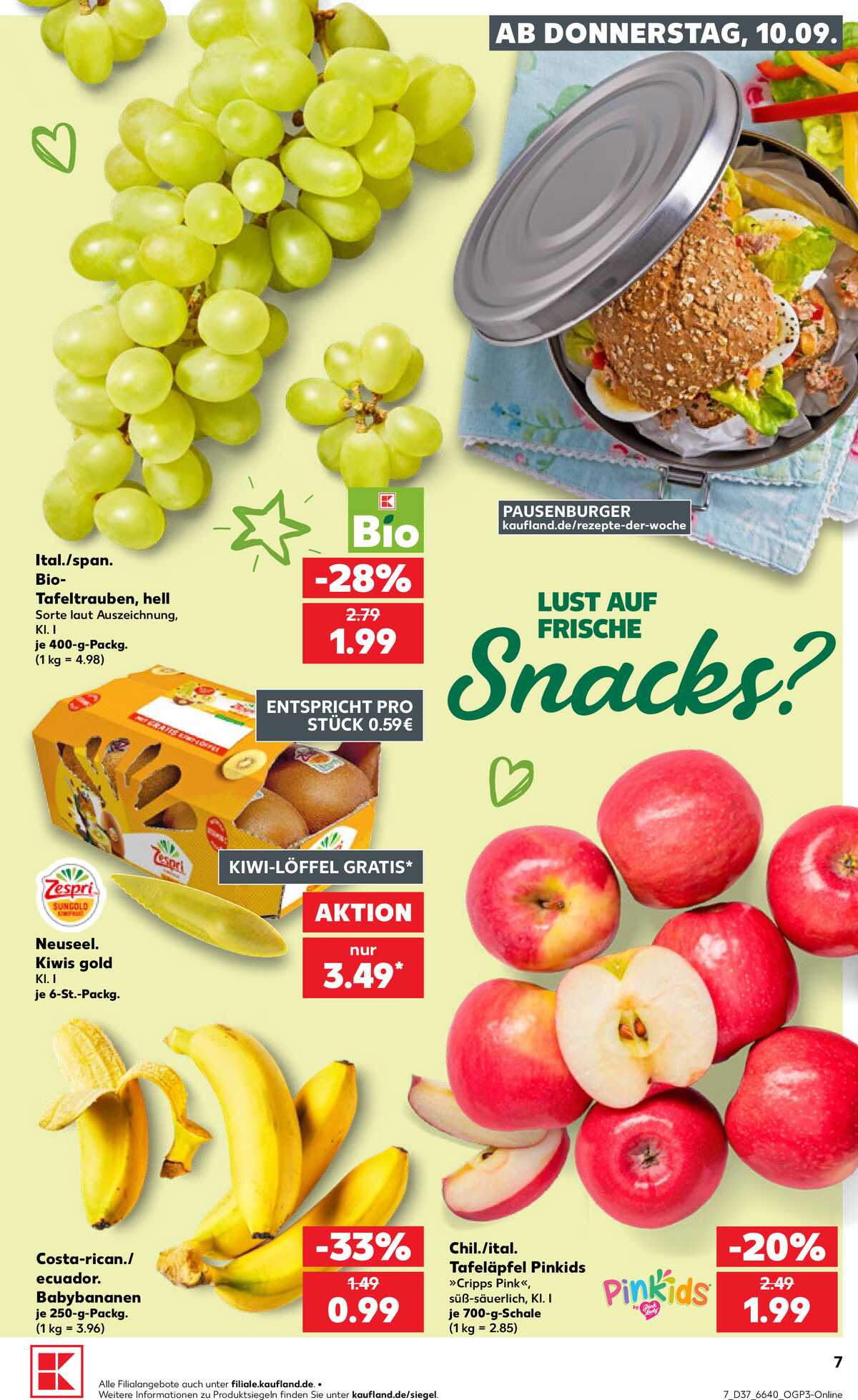 Leták Kaufland Německo 10.9.-16.9.2026 strana 7