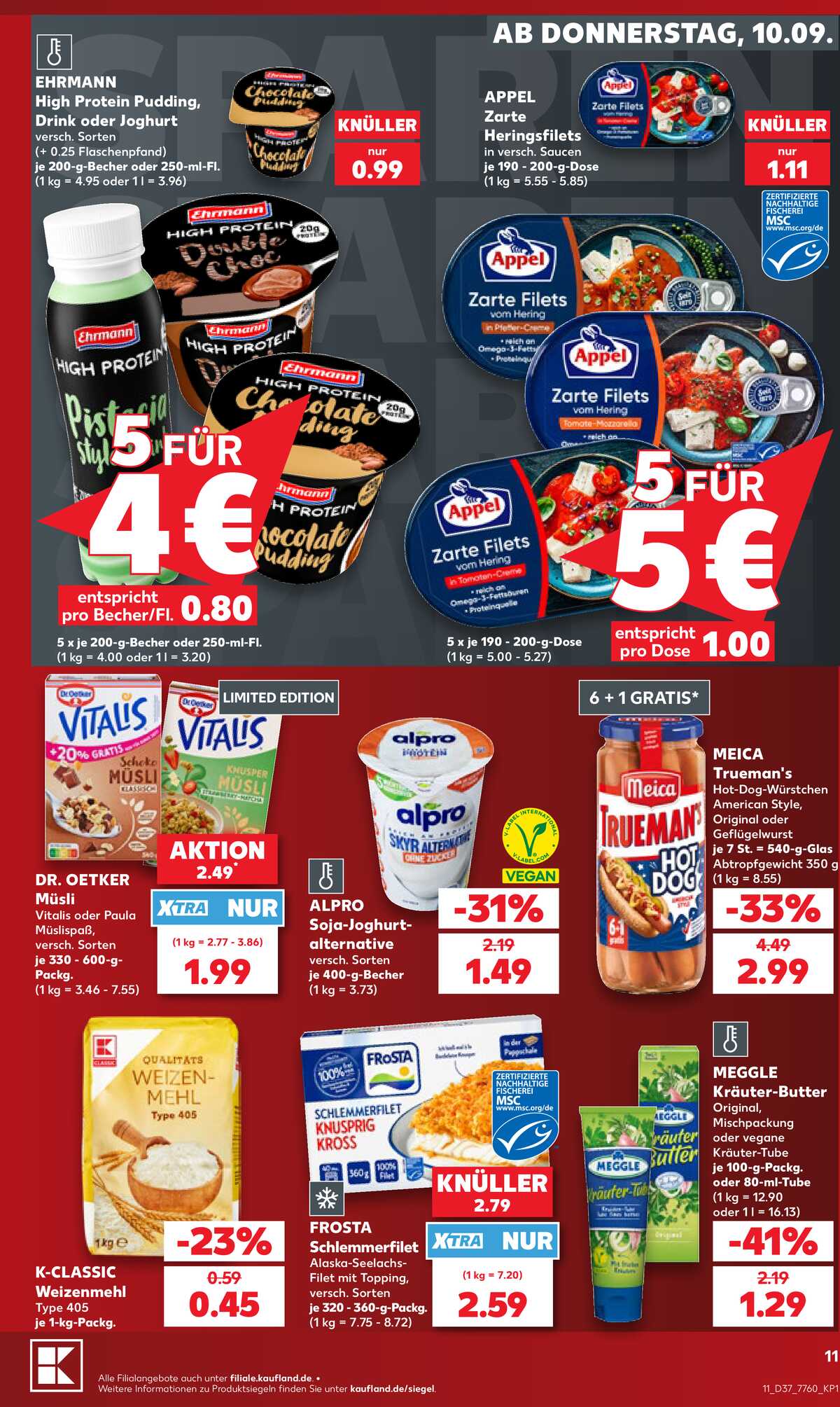Leták Kaufland Německo 10.9.-16.9.2026 strana 11