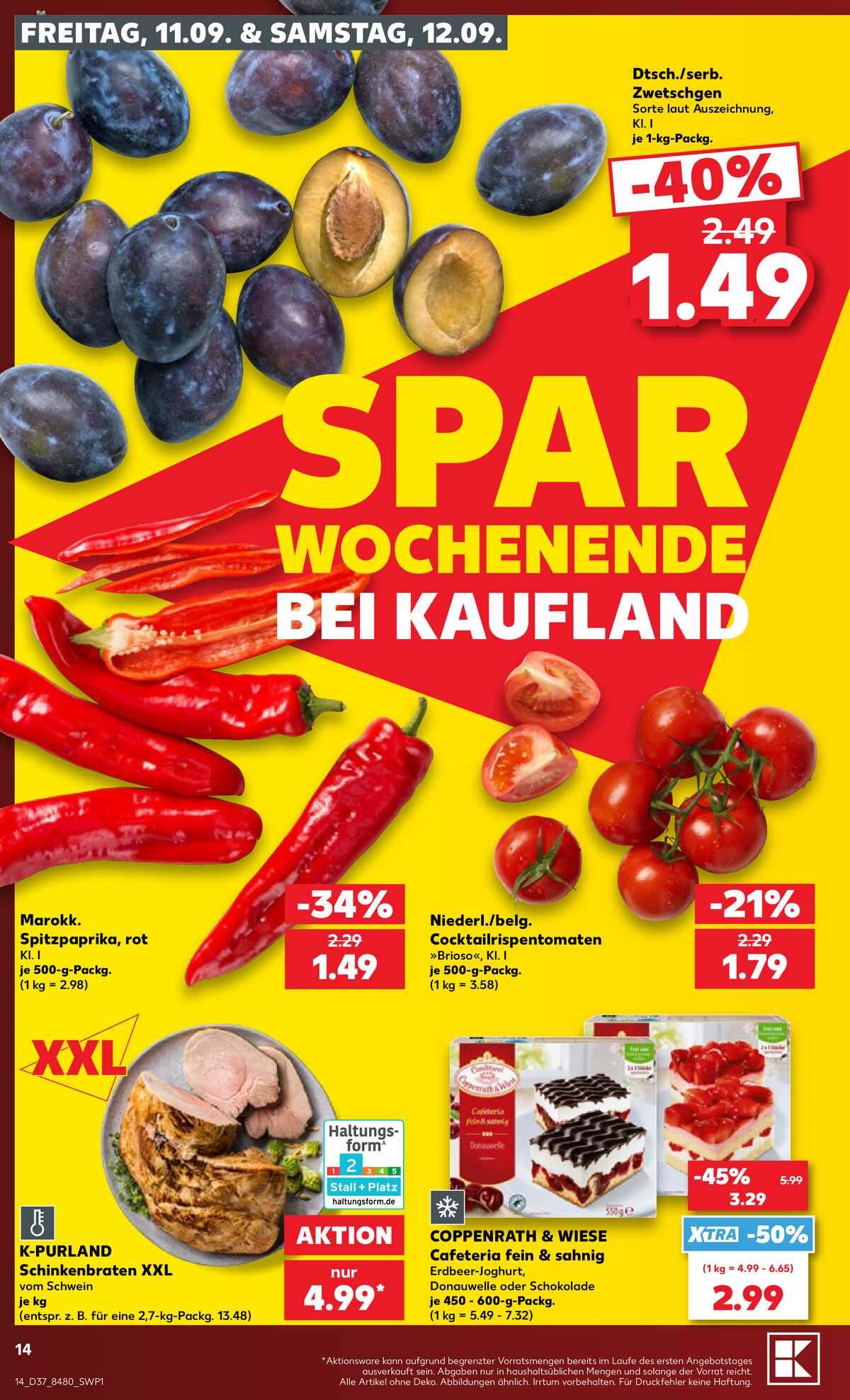 Leták Kaufland Německo 10.9.-16.9.2026 strana 14