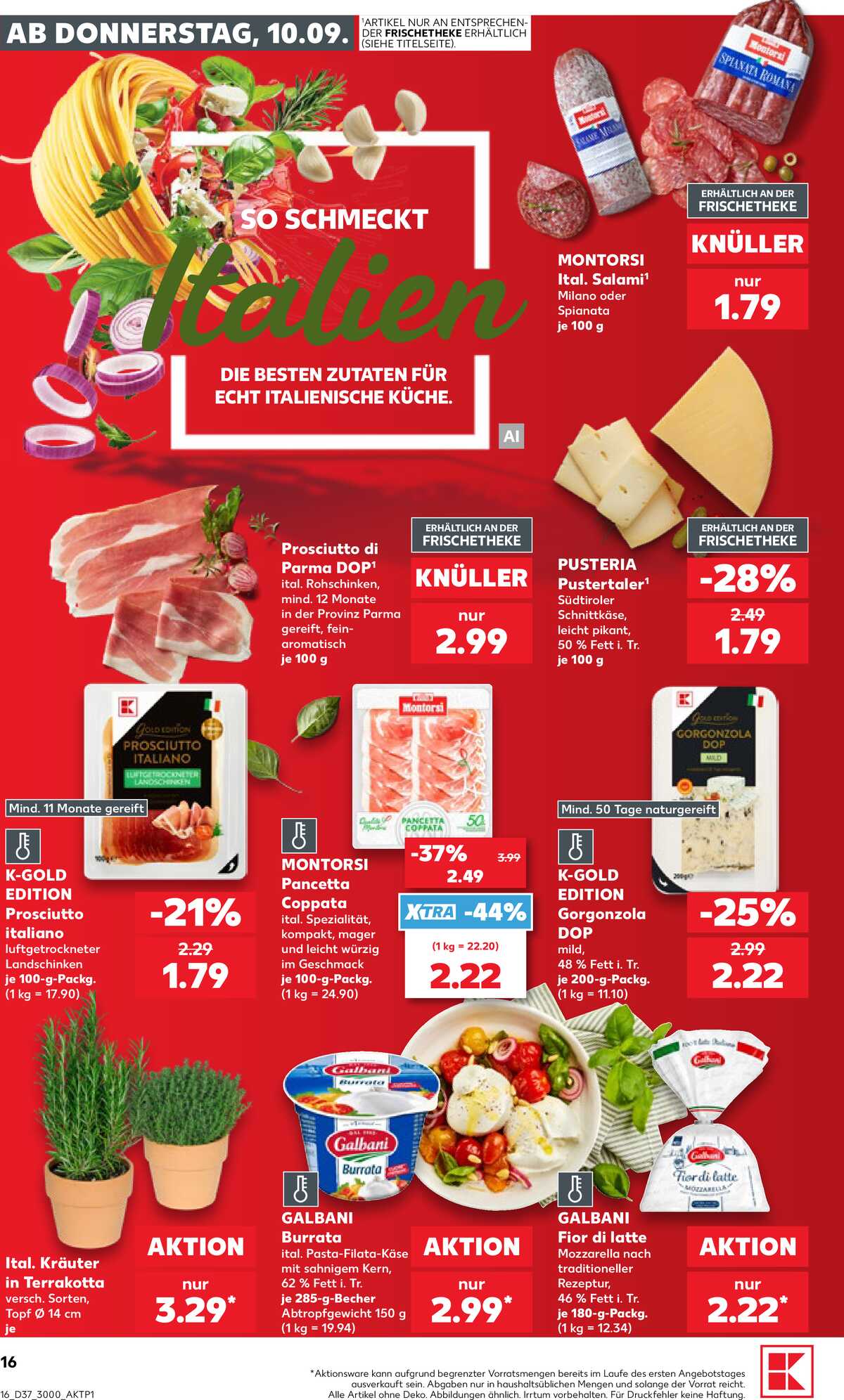 Leták Kaufland Německo 10.9.-16.9.2026 strana 16