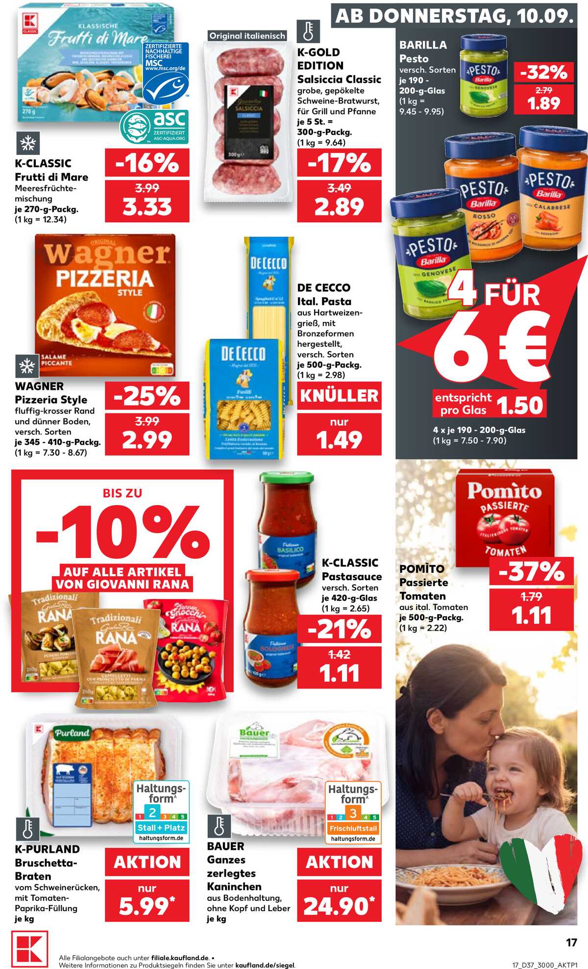 Leták Kaufland Německo 10.9.-16.9.2026 strana 17