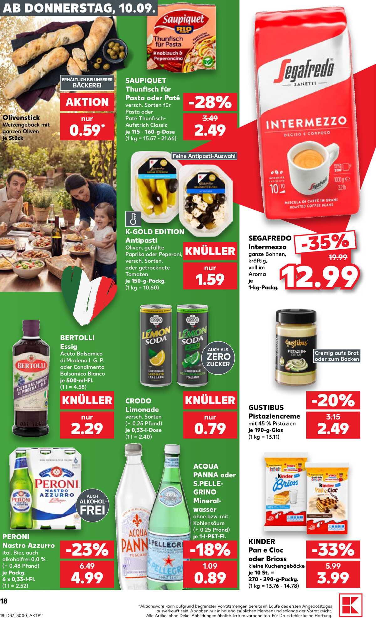 Leták Kaufland Německo 10.9.-16.9.2026 strana 18