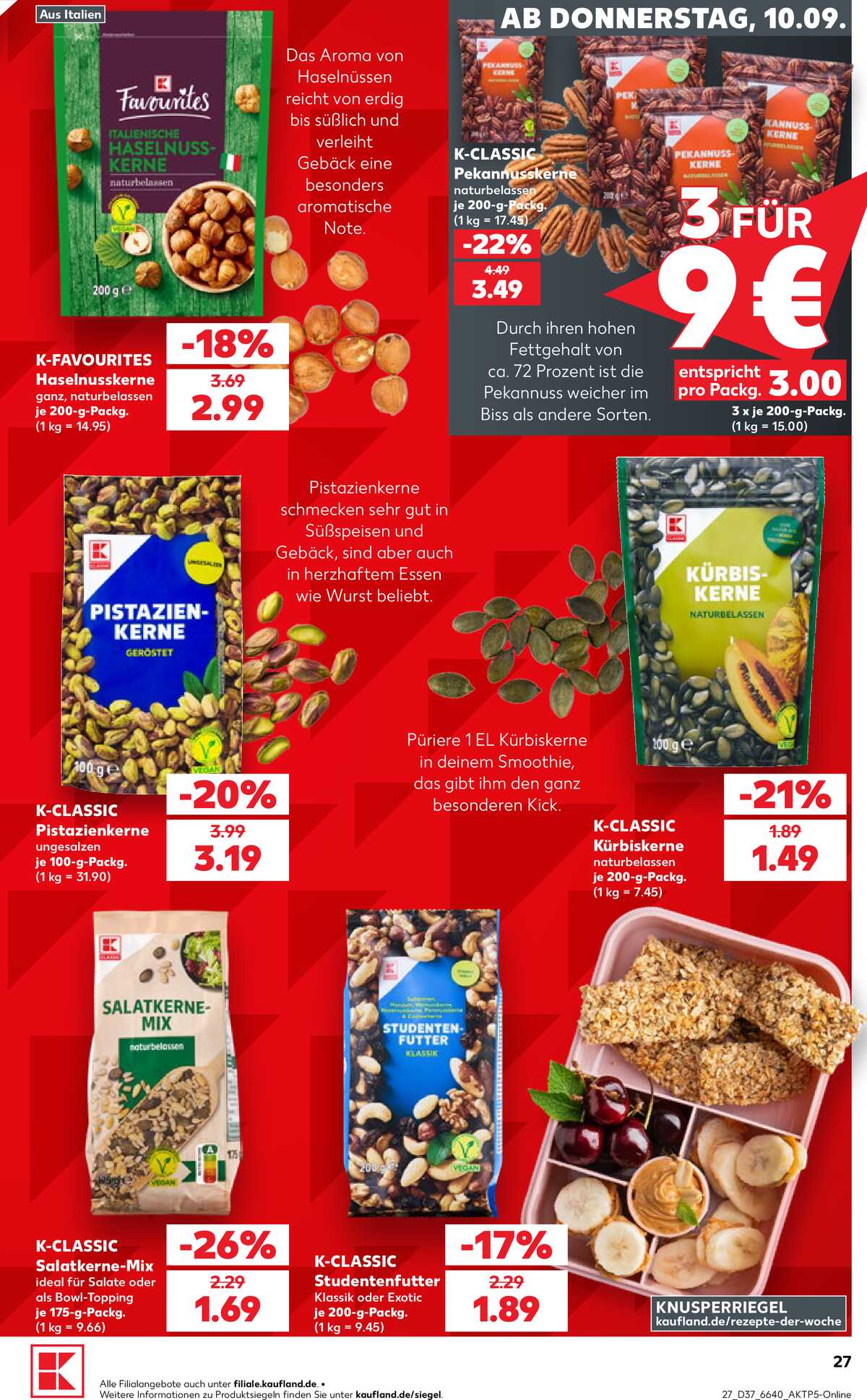 Leták Kaufland Německo 10.9.-16.9.2026 strana 27