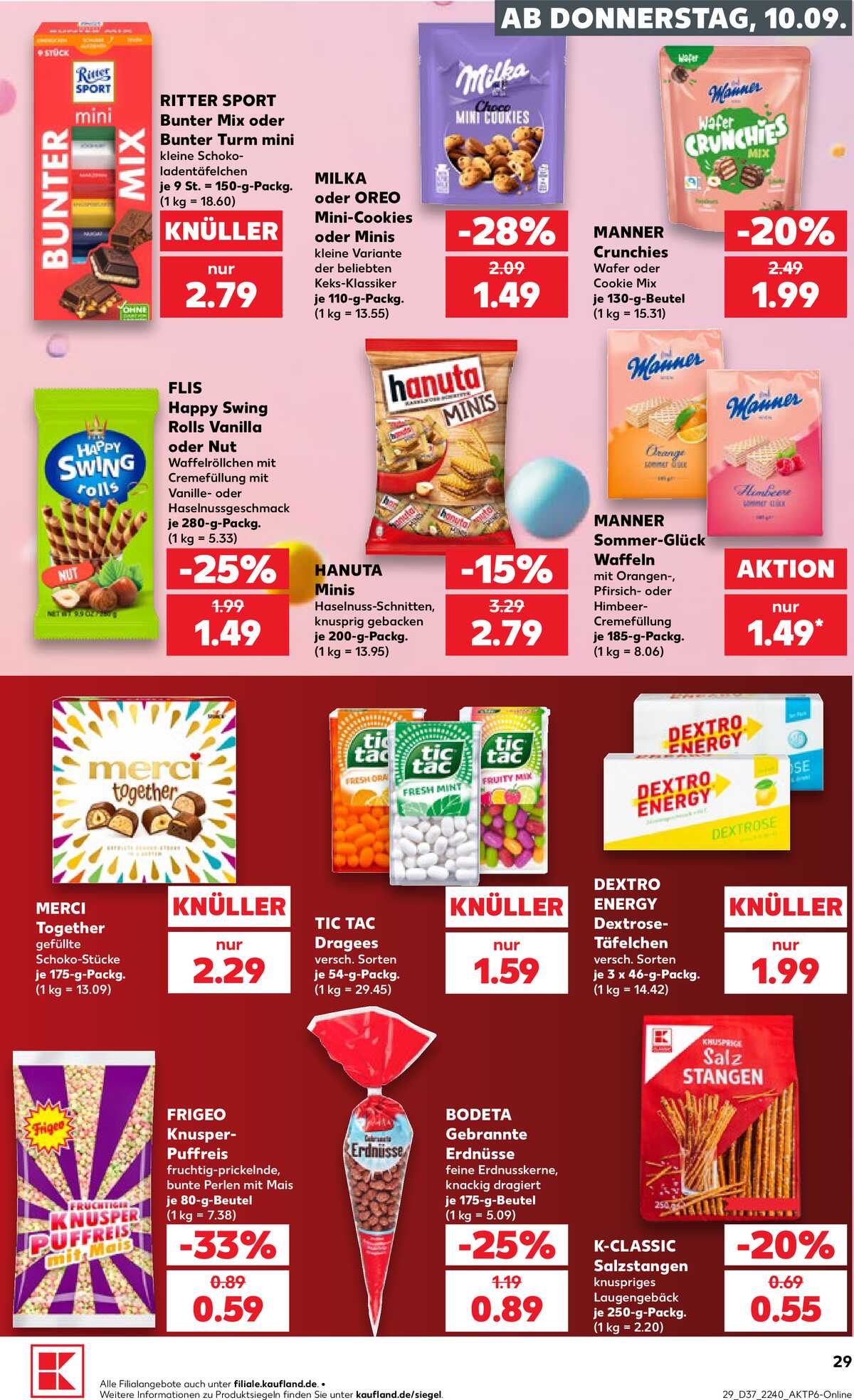 Leták Kaufland Německo 10.9.-16.9.2026 strana 29