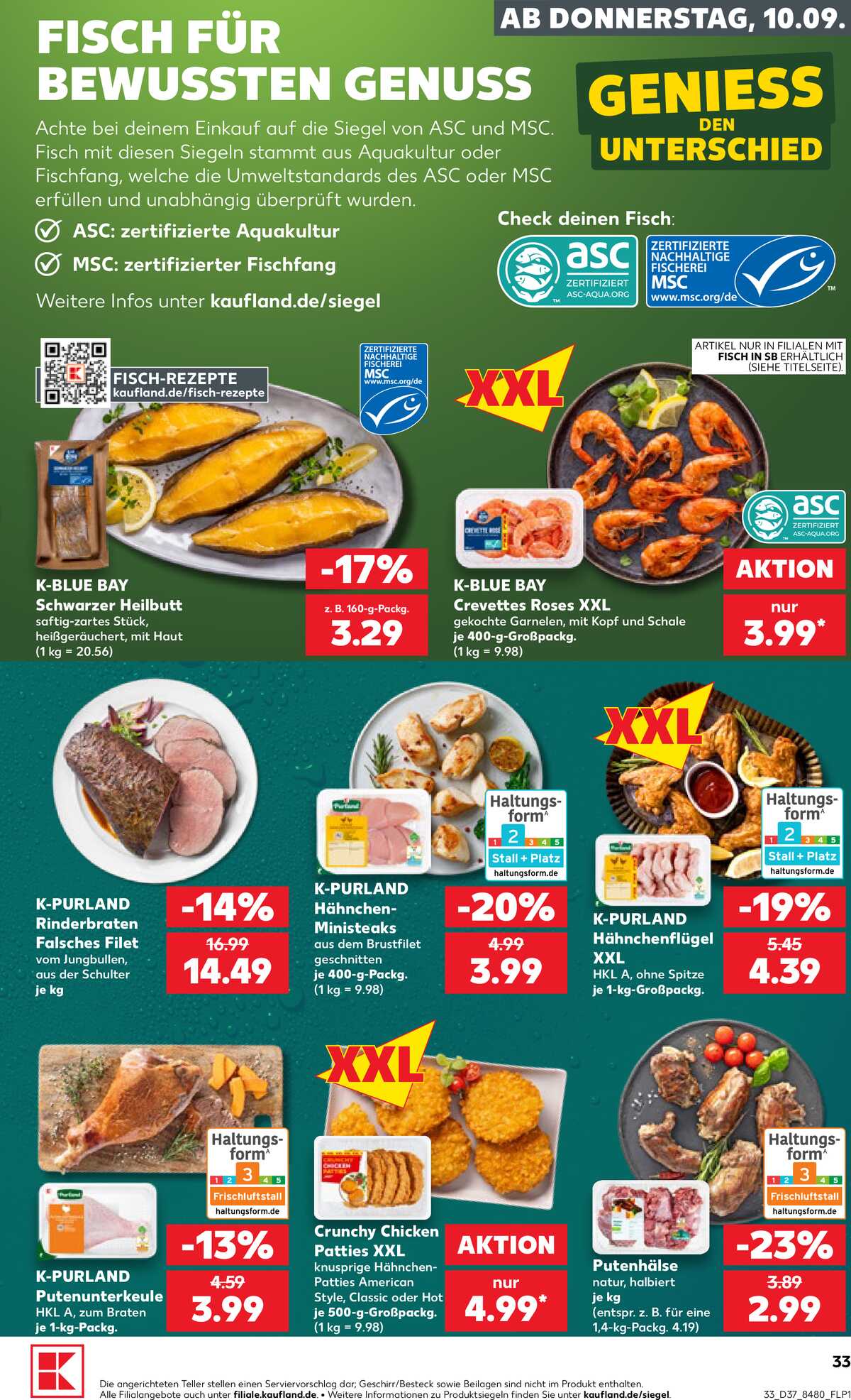 Leták Kaufland Německo 10.9.-16.9.2026 strana 33
