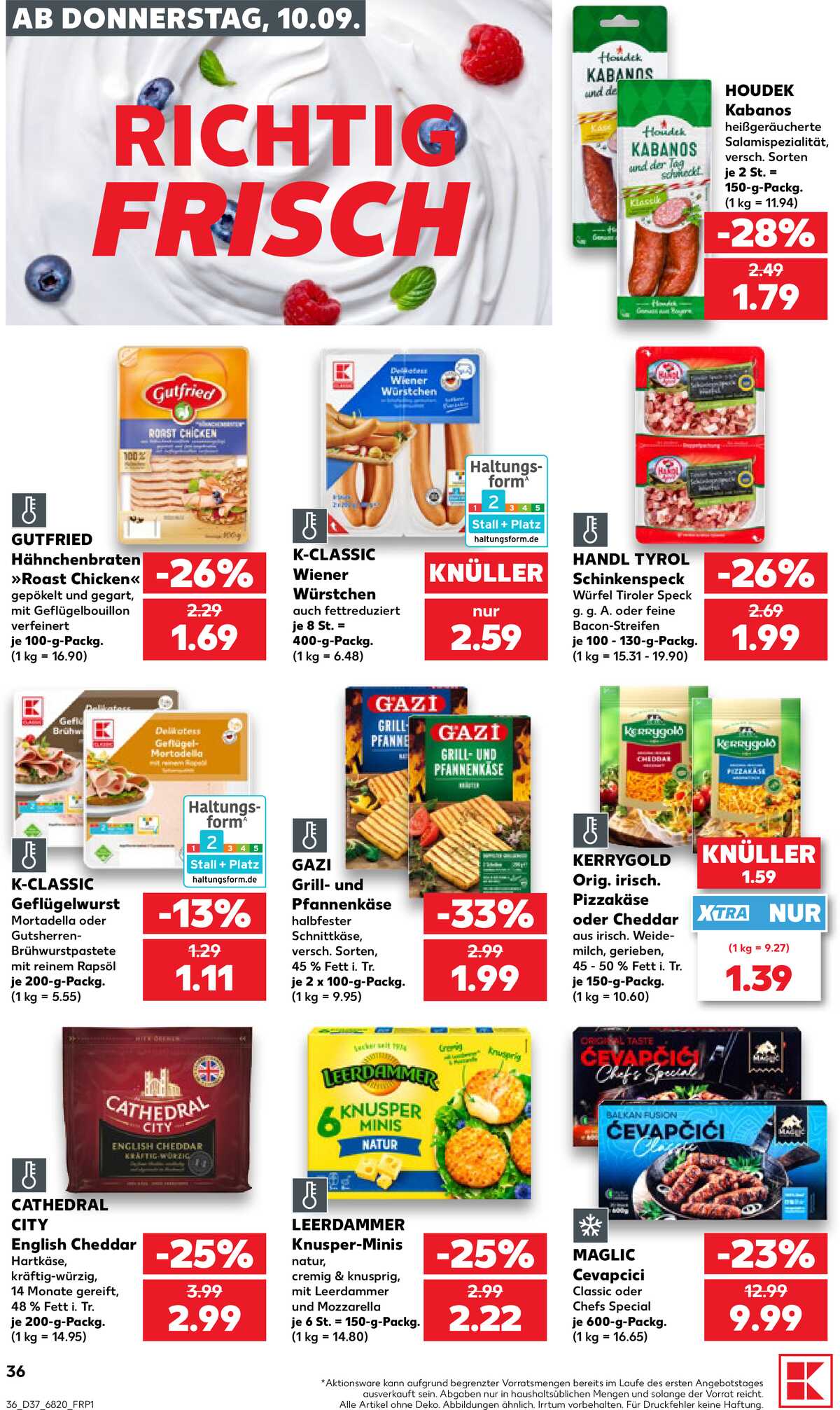Leták Kaufland Německo 10.9.-16.9.2026 strana 36