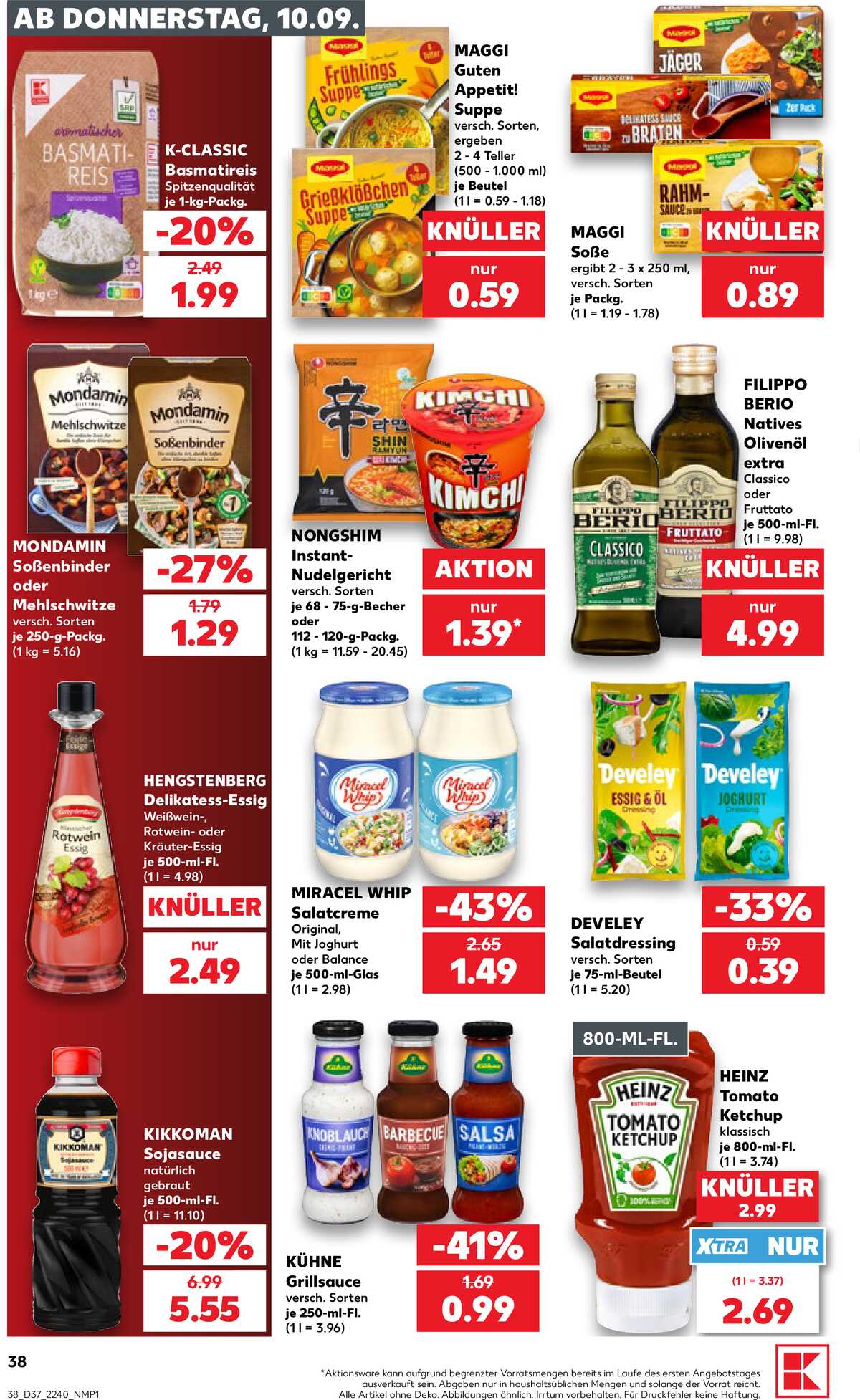 Leták Kaufland Německo 10.9.-16.9.2026 strana 38