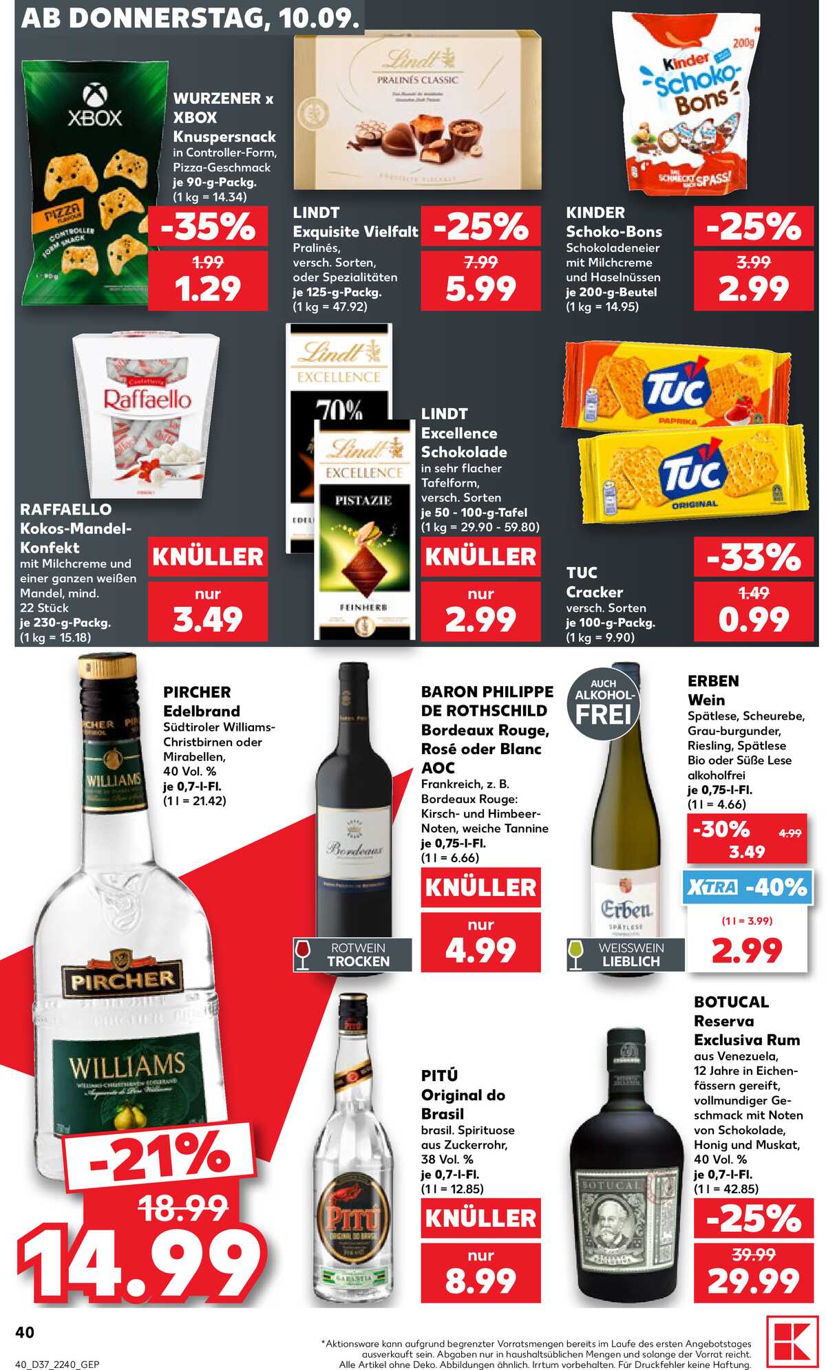 Leták Kaufland Německo 10.9.-16.9.2026 strana 40