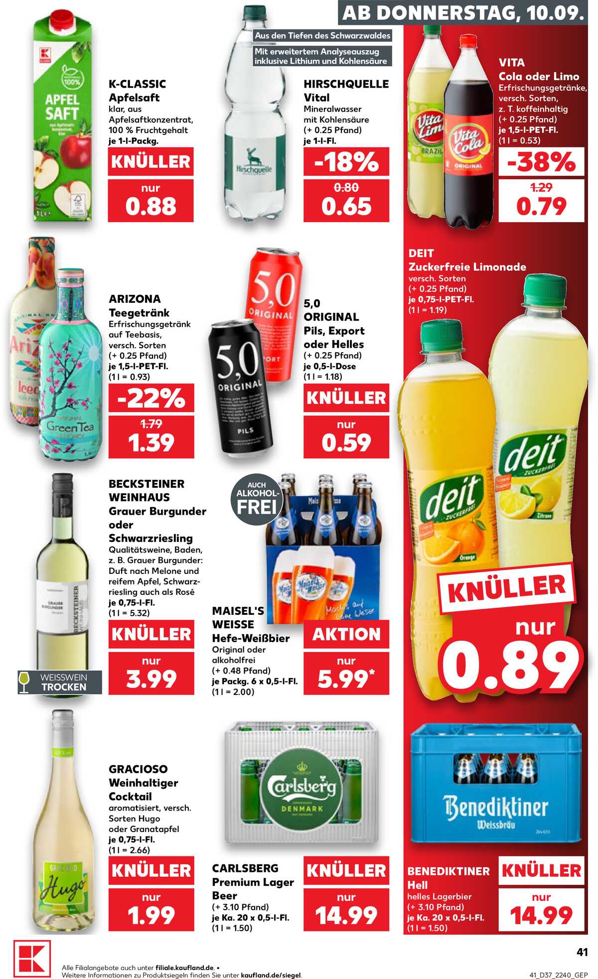 Leták Kaufland Německo 10.9.-16.9.2026 strana 41