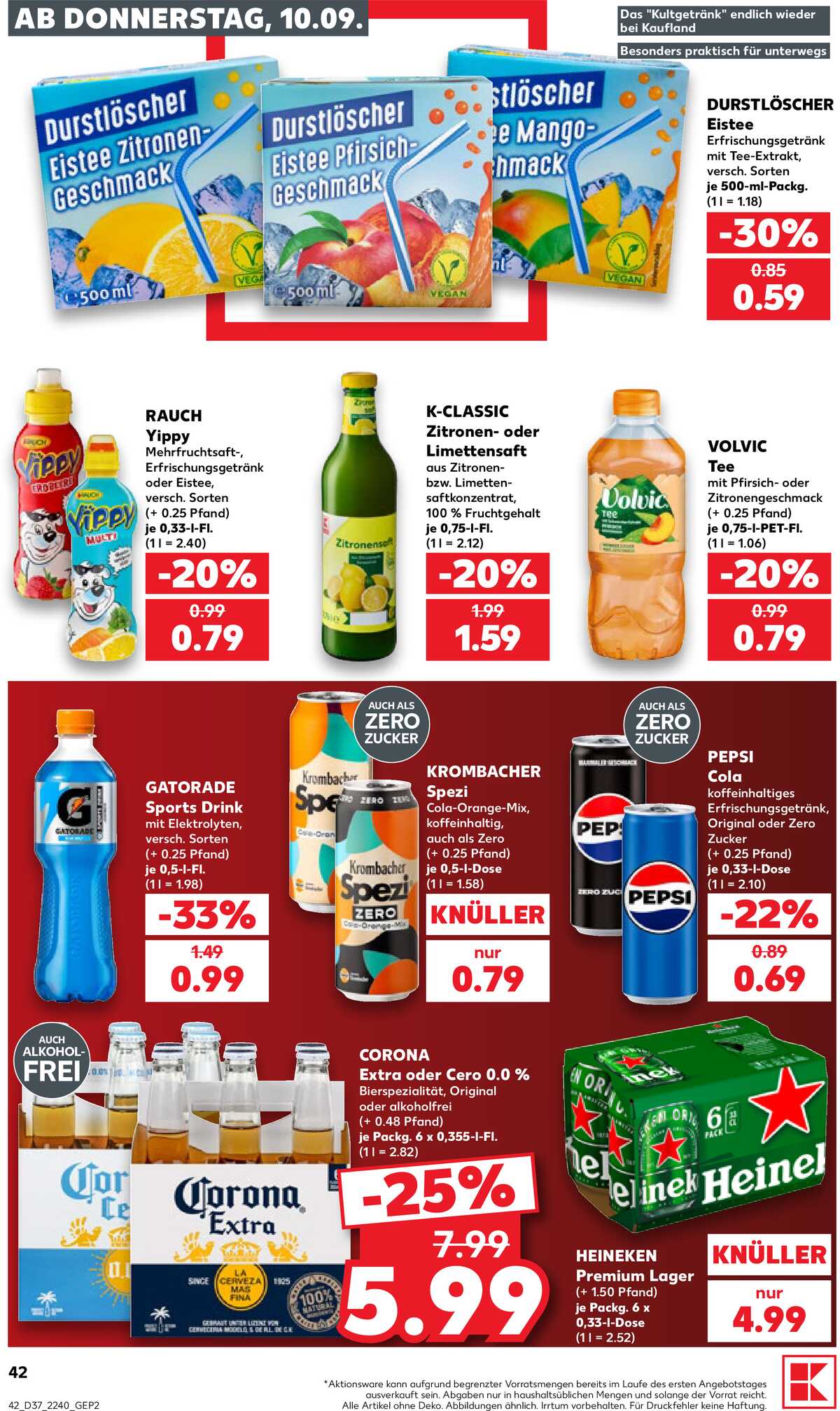 Leták Kaufland Německo 10.9.-16.9.2026 strana 42