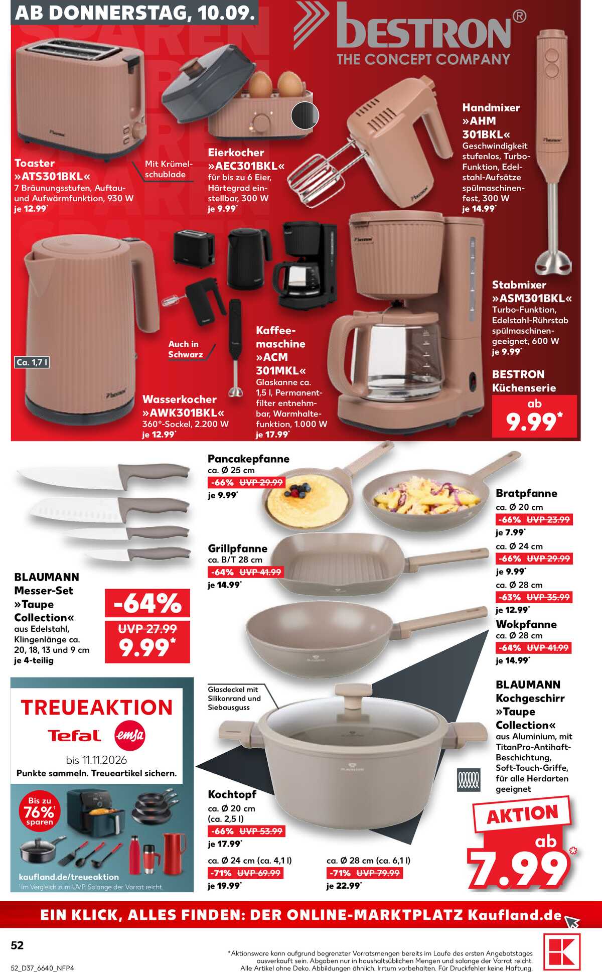 Leták Kaufland Německo 10.9.-16.9.2026 strana 52
