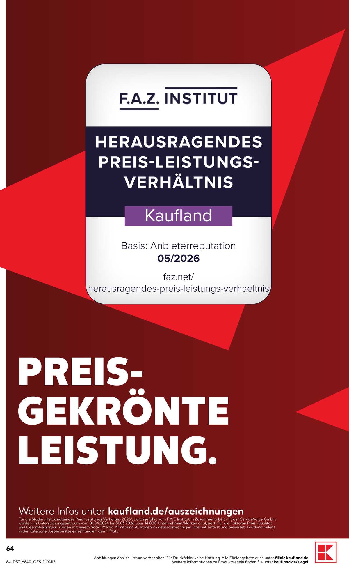Leták Kaufland Německo 10.9.-16.9.2026 strana 64