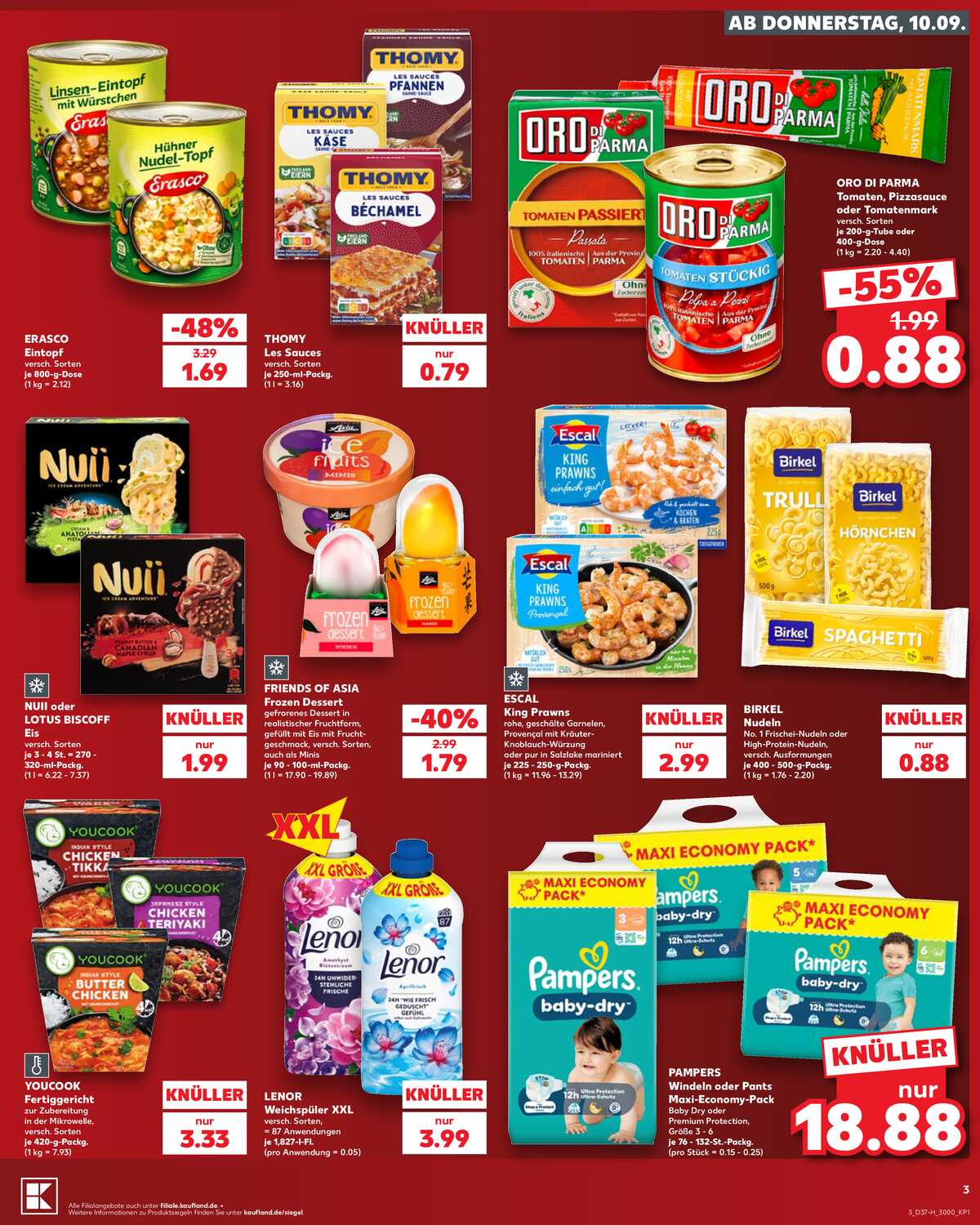 Leták Kaufland Německo 10.9.-16.9.2026 strana 3