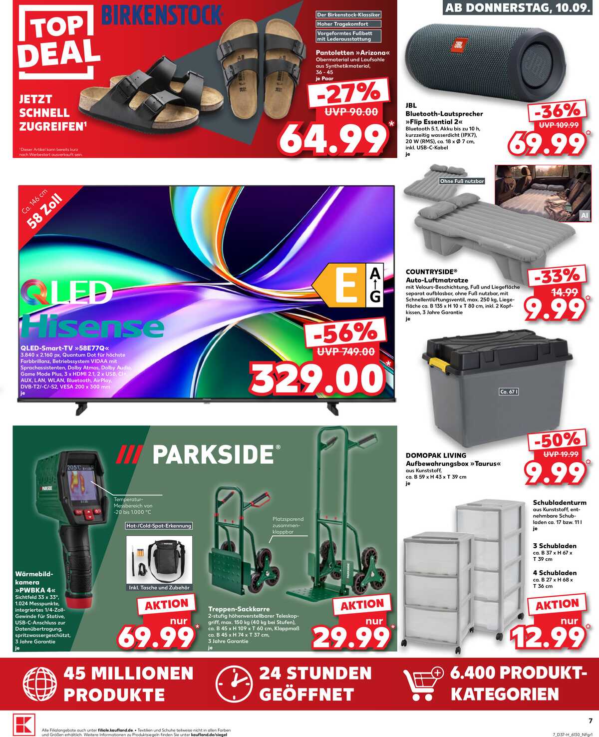 Leták Kaufland Německo 10.9.-16.9.2026 strana 7