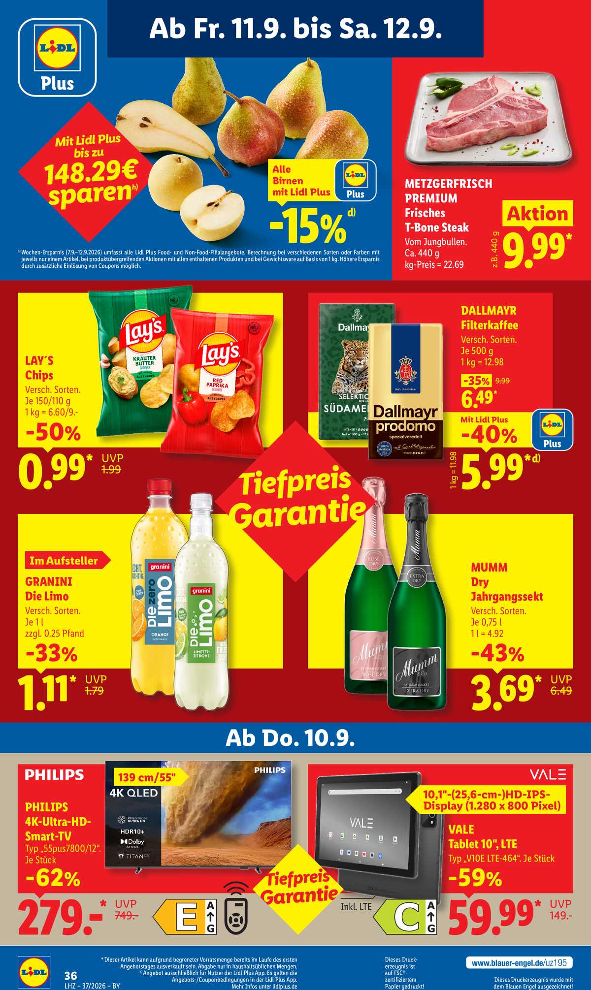 Leták Lidl Německo 7.9.-12.9.2026 strana 72